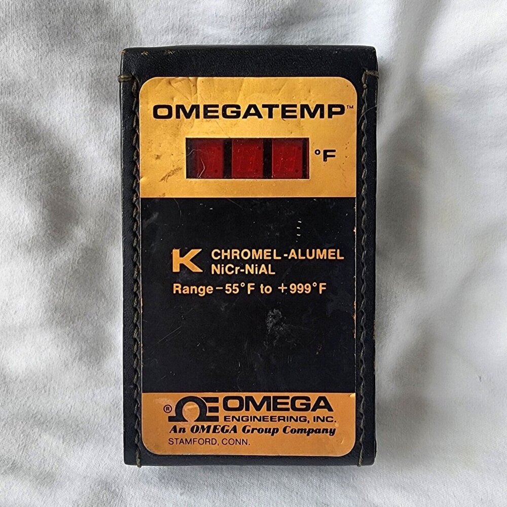 OMEGA HANDHELD THERMOMETER -55-999F‎ DEGREES MODEL HH-2 Vintage Rare Quality Og
